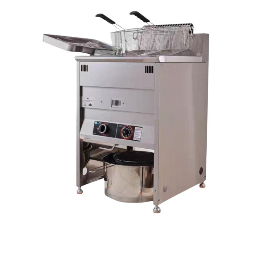 MATAF BDH-30L Standing 30L Gas Deep Fryer, Commercial Heavy-Duty Model