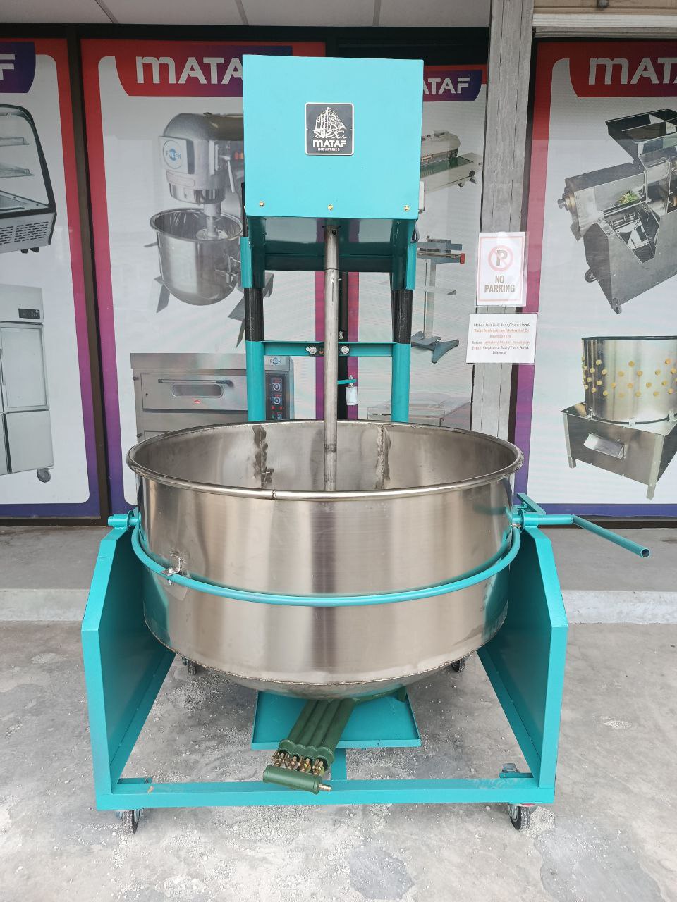 MATAF MTF-MC13 MULTIPURPOSE COOKER 160 LITRE C/W 36" S/S WOK & TEFLON STIRRER