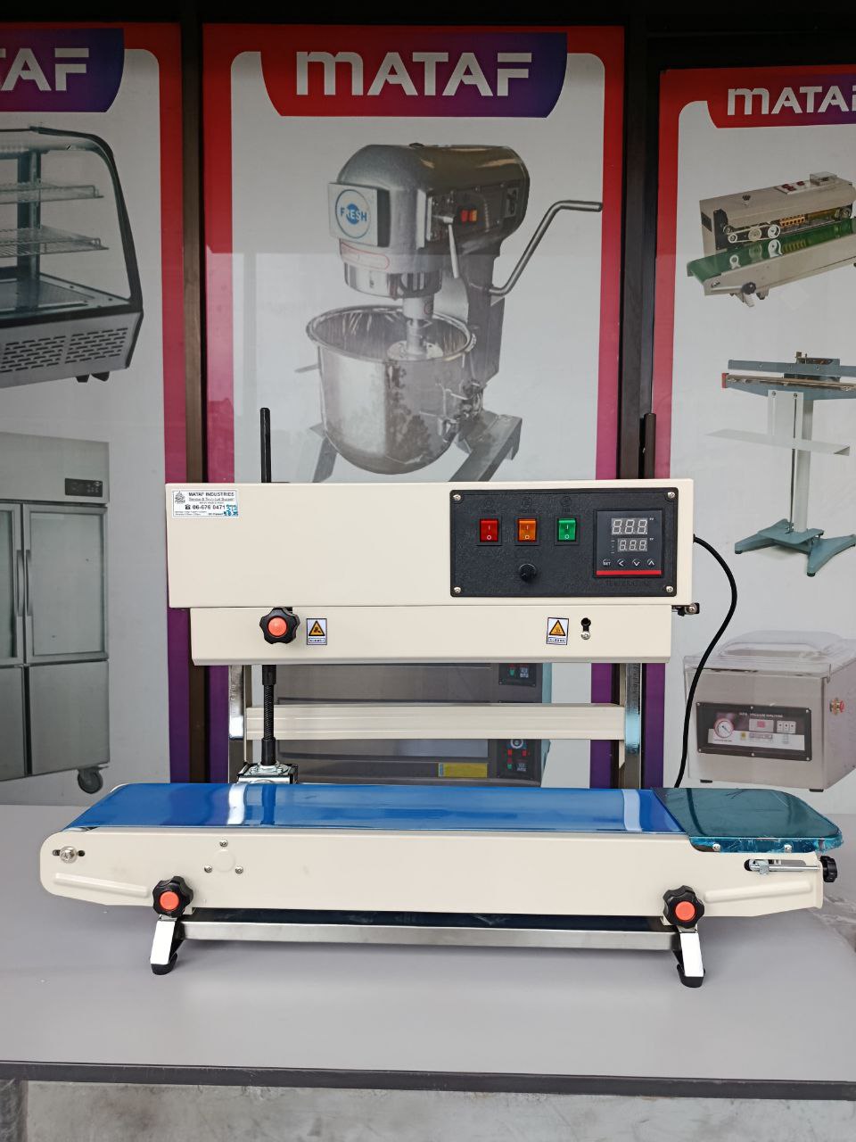 MATAF MTF-FR900V CONTINUOUS SEALER MACHINE (VERTICAL TYPE)