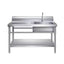MATAF STAINLESS STEEL SINK TABLE