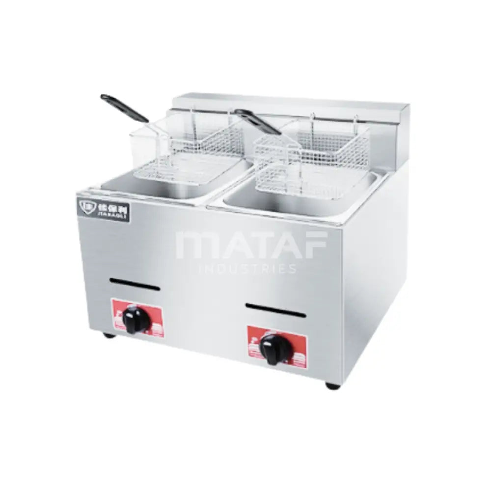 MATAF GF-72 Gas Deep Fryer 11L + 11L