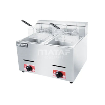 MATAF GF-72 Gas Deep Fryer 11L + 11L